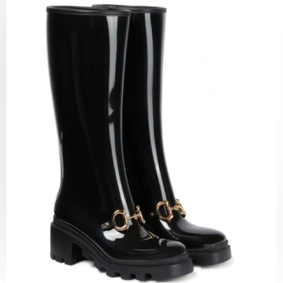 Authentic Brand New Gucci Rain Boots - Picture 1 of 9